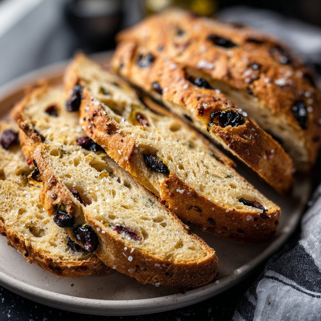 Zupfbrot Mit Olivenstücken