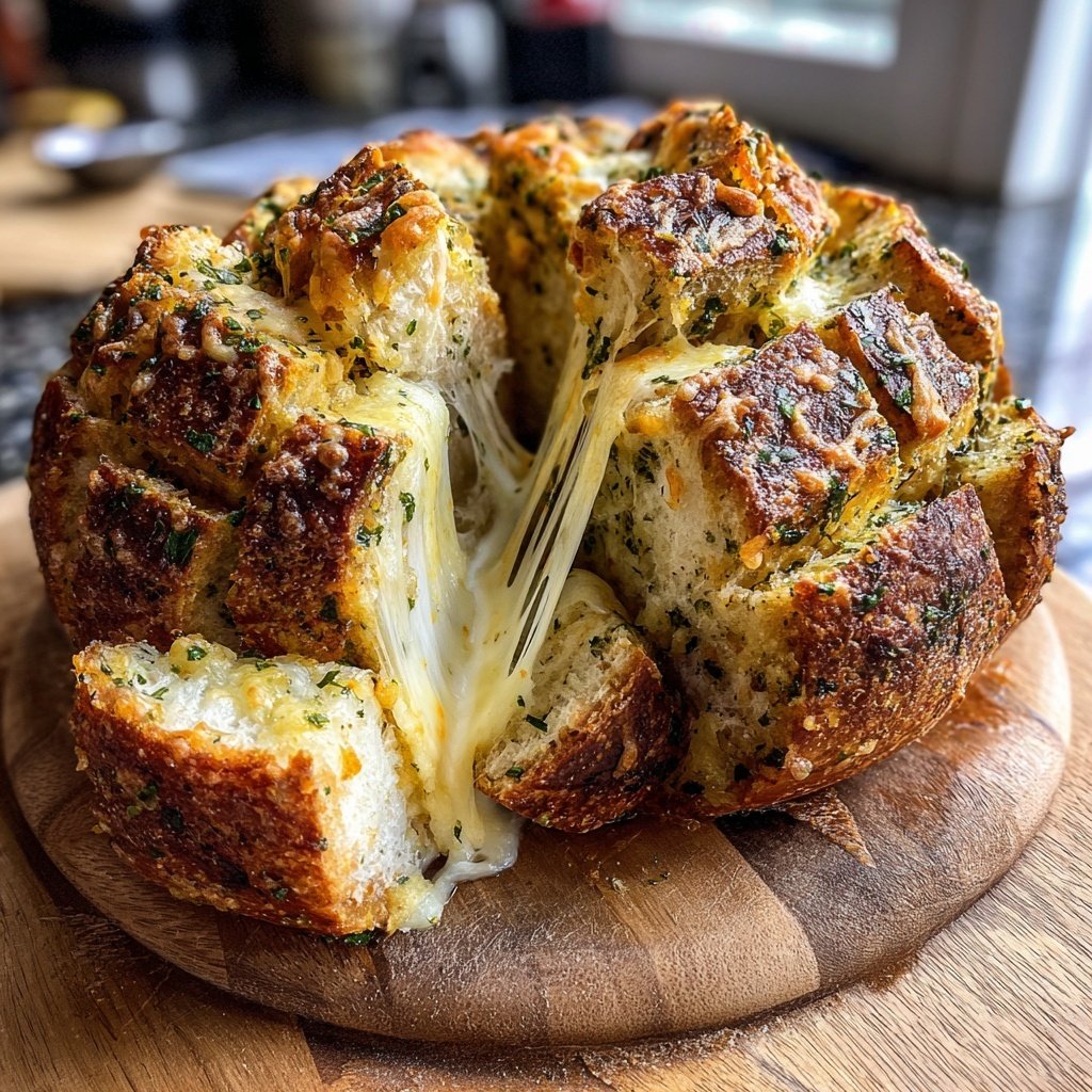 Zupfbrot Mit Käsekruste