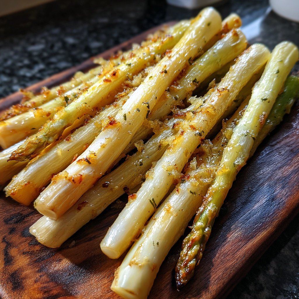 Grüner Spargel Aus Dem Ofen