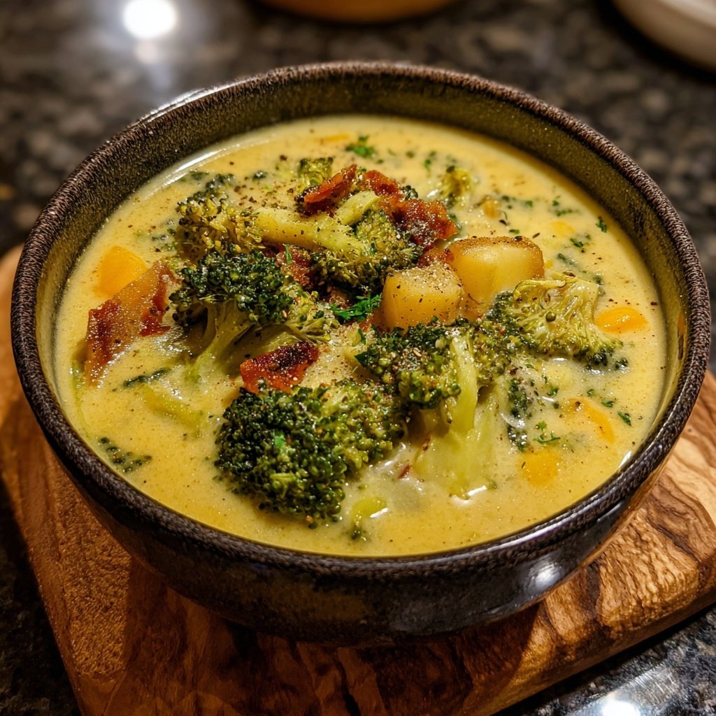 Kartoffel Brokkoli Suppe Sämig