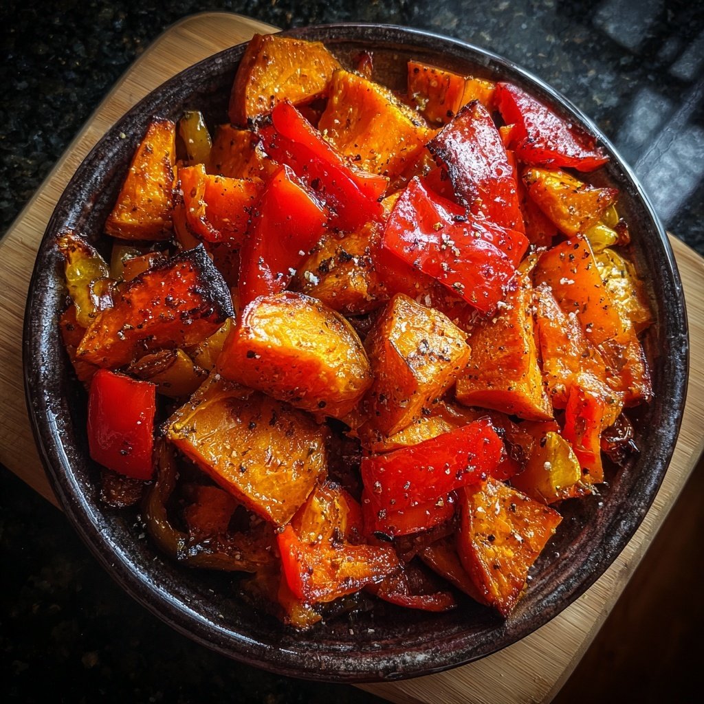 Ofen Süßkartoffeln Mit Paprika