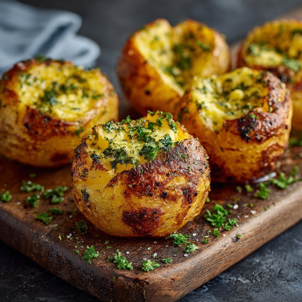 Ofen Kartoffeln Mit Kräuterbutter