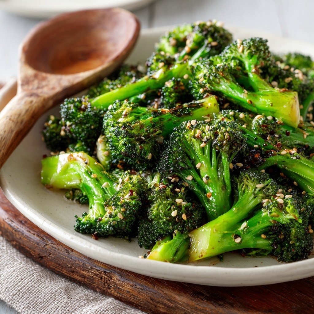 Brokkoli Pfanne Mit Sesam