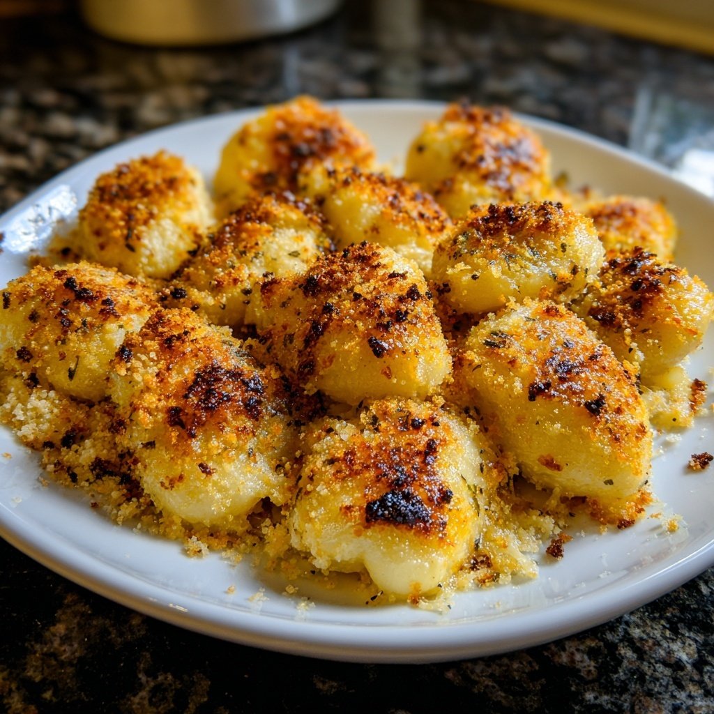 Gnocchi aus dem Ofen mit Käse